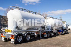 Steel Pneumatic Tandem Tanker B-Double Combination