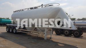 Pneumatic Food Grade Cement Tanker - Front Side View
