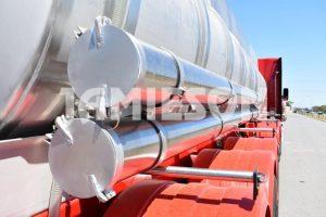 Chemical Stainless Steel Tri Axle Semi Tanker 19,600 Litre
