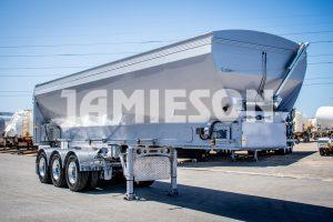 Jamieson HDV (Horizontal Discharge Vehicle) Live Bottom Trailer - Tri Axle