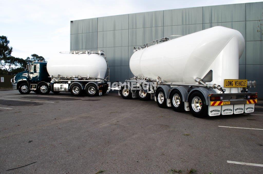 Carbon Steel Dry Bulk Tanker - Rigid & Dog - 18 / 35m3