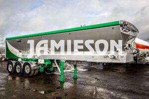 Jamieson HDV (Horizontal Discharge Vehicle) Live Bottom Trailer - Tri Axle