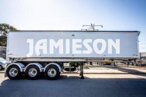 Jamieson Aluminium Rear Chassis Tipper - Road Train Rated - Tri-Axle - 9.8m - For Sale