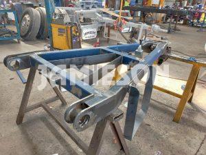 Jamieson Low Profile Tri-Axle Dolly Being Built
