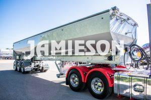 Jamieson HDV (Horizontal Discharge Vehicle) Live Bottom Trailer
