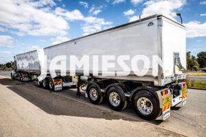 Jamieson Ultra-Light Steel A-Double (Road Train) Rear Chassis Tipper / Slider Combination