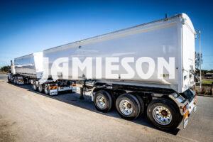 Jamieson Ultra-Light Steel B-Double Rear Chassis Tipper / Slider Combination