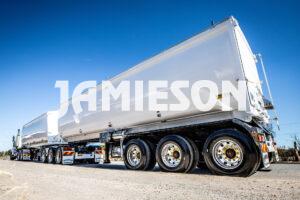 Jamieson Ultra-Light Steel B-Double Rear Chassis Tipper / Slider Combination